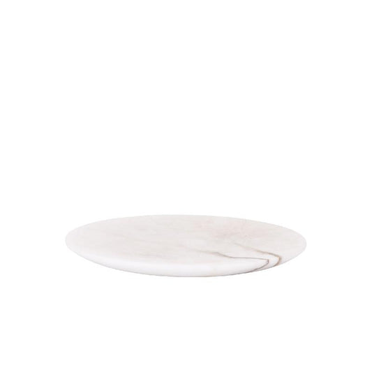 Louva Naturel Alabaster Rond Dienblad S 2x23x23 cm