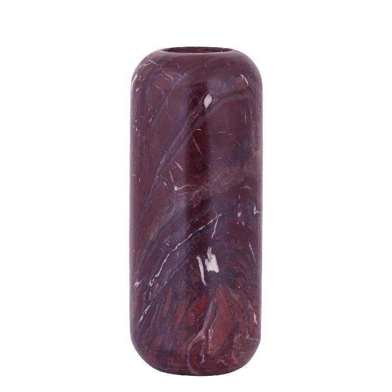 Eris Bourgondische Marmeren Kandelaar L 19x7.5x7.5 cm