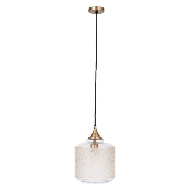 Nore Helder Geslepen Glazen Hanglamp Klein 25x20x20 cm
