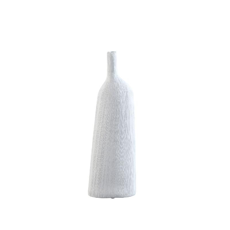 Clyde Witte Keramische Fles Onregelmatige Vorm Set van 4 41x14x7 cm