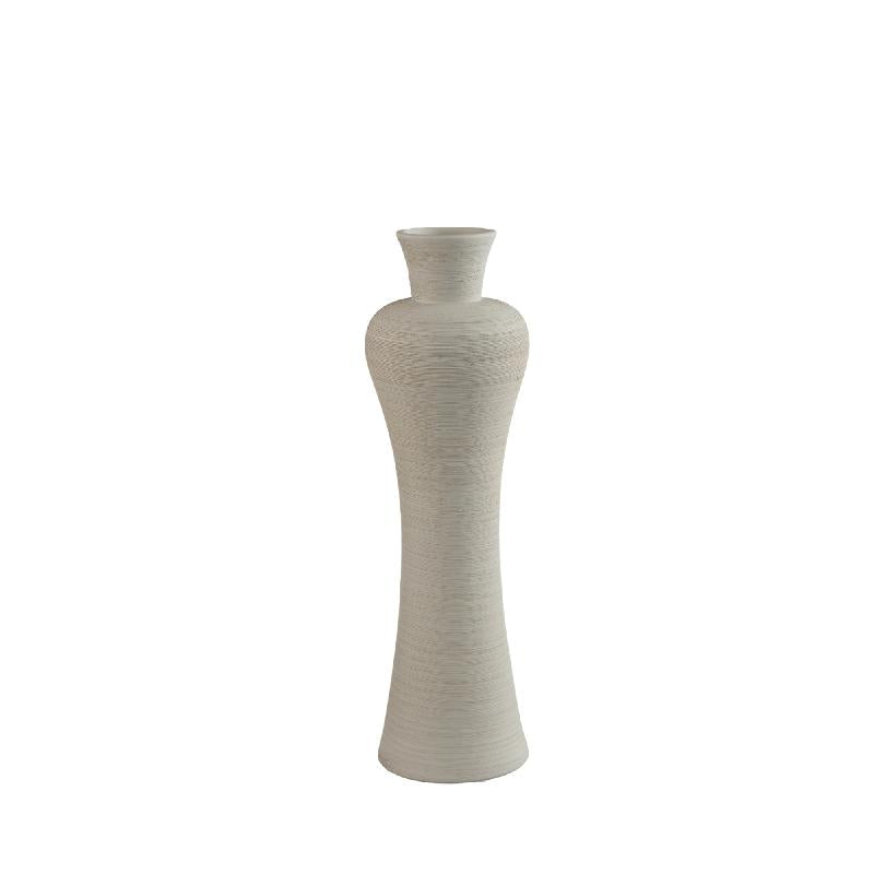 Marla Khaki Keramische Vaas Rond Smalle Hals Set Van 4 Stuks 44x14.5x14.5 cm