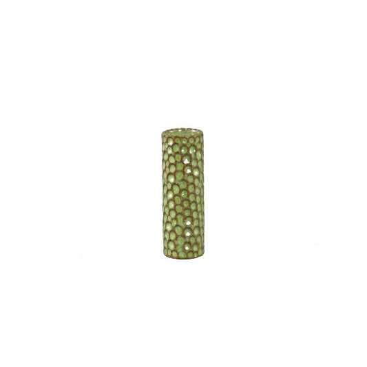 Mayron Groen Keramische Ronde Vaas Bubbelpatroon S Set van 12 Stuks 15x5x5 cm