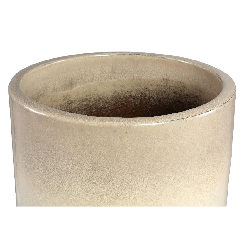 Madsen Beige Keramische Cilinder Pot Set Van 2 High 65x45x45 cm