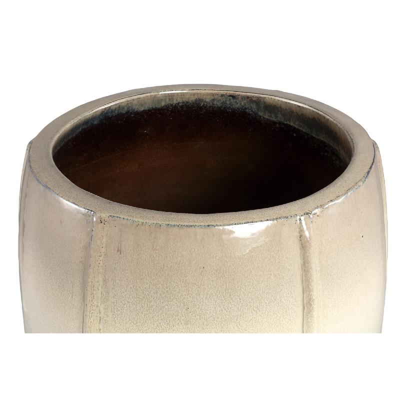 Labella Beige Keramische Pot Rond Hoog Set Van 3 64.5x45x45 cm