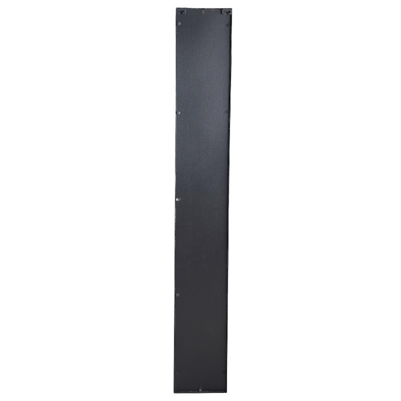 Gracy Zwarte Ijzeren Rechthoekige Spiegel Antraciet S 170x24x5 cm