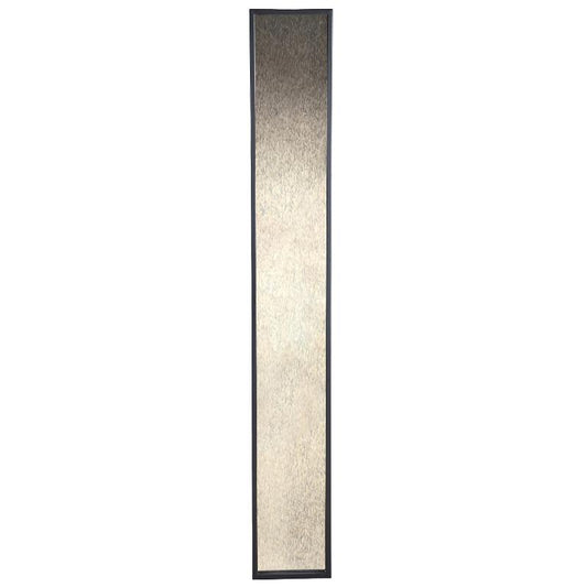 Gracy Zwarte Ijzeren Rechthoekige Spiegel Antraciet S 170x24x5 cm