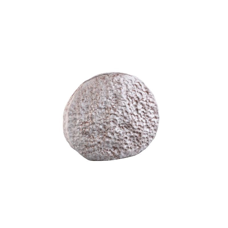 Daxx Beige Keramische Ovale Vaas S Set van 4 Stuks 25x30x9 cm