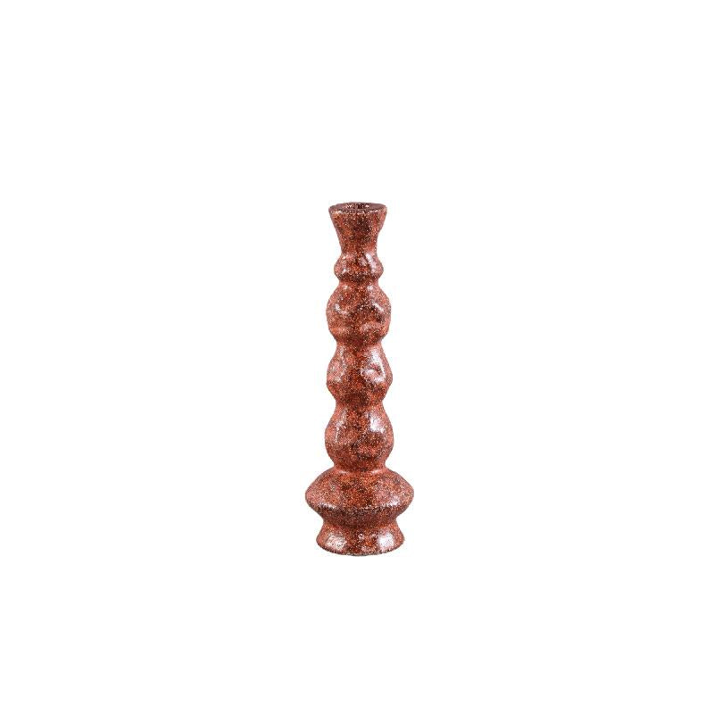 Kirsey Bordeaux Keramische Kandelaar Set van 4 Stuks Onregelmatig 28.5x9x9 cm