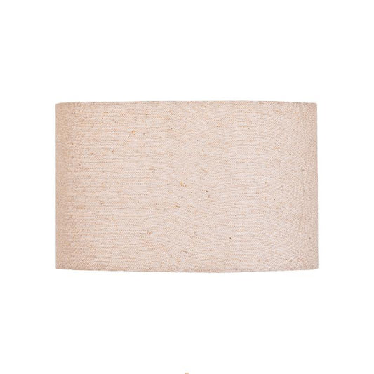 Devi Natuurlijke Linnen Wandlamp Afgeronde Rechthoek Laag 20x27x18 cm