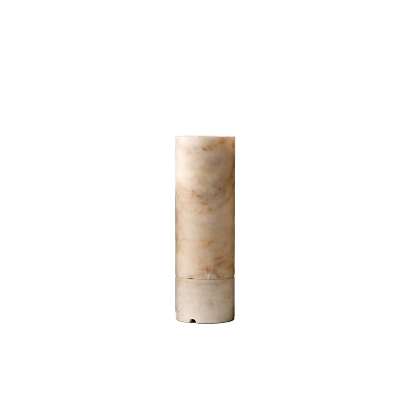 Lakira Wit Onyx Hoog Windlicht M 40x10x10 cm