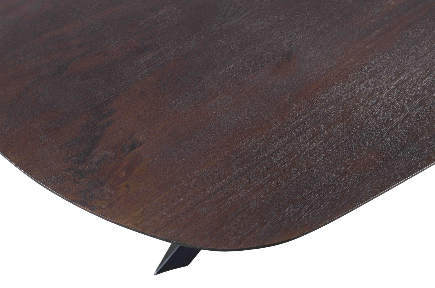 PTMD Alore bruin zwarte eettafel ovaal 200 cm