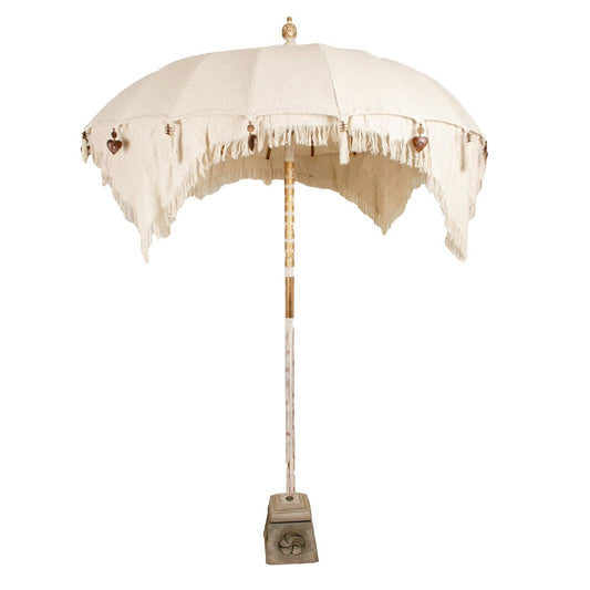 Pole To Pole Bali Beach Parasol beige