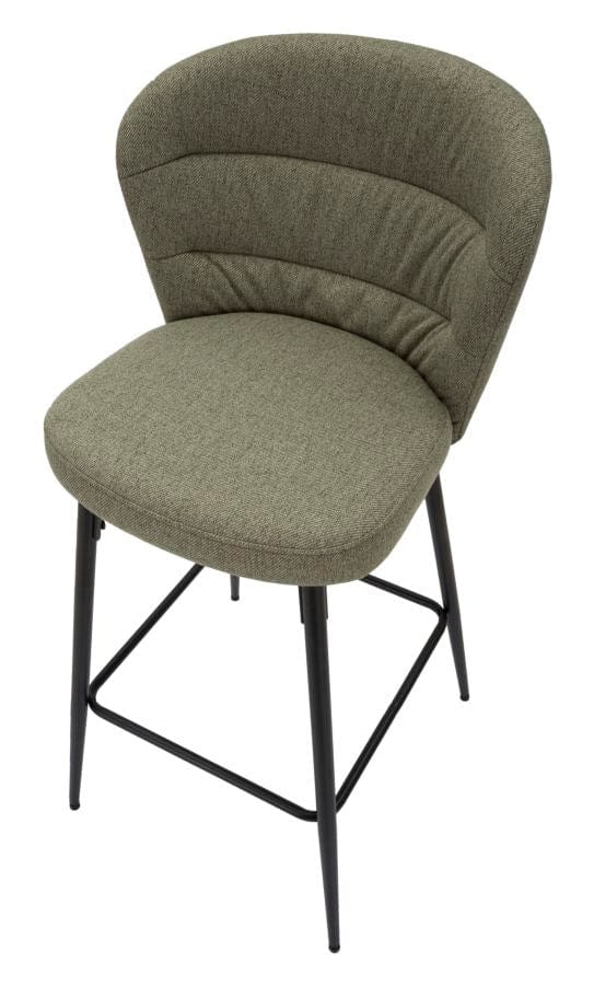 Mauro Ferretti BAR STOOL LOSANNA GREEN SET 2 PZ CM 52X59X108