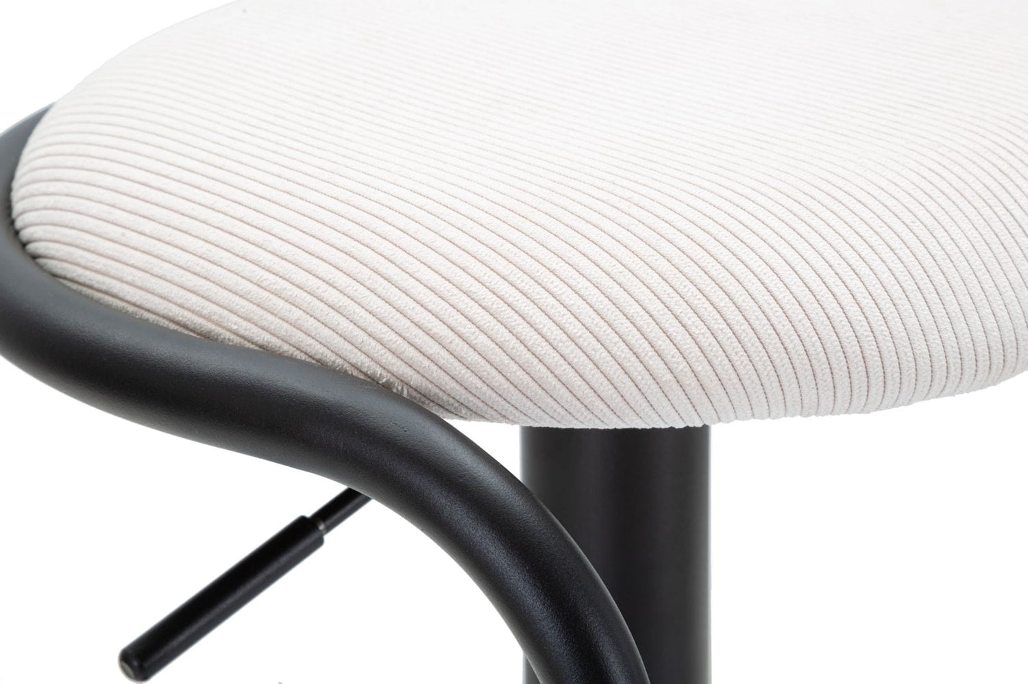Mauro Ferretti BAR STOOL WITH LIFT DESTINY WHITE CM Ø 41X61-83