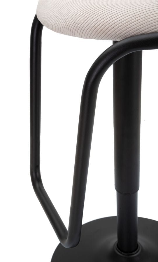 Mauro Ferretti BAR STOOL WITH LIFT DESTINY WHITE CM Ø 41X61-83