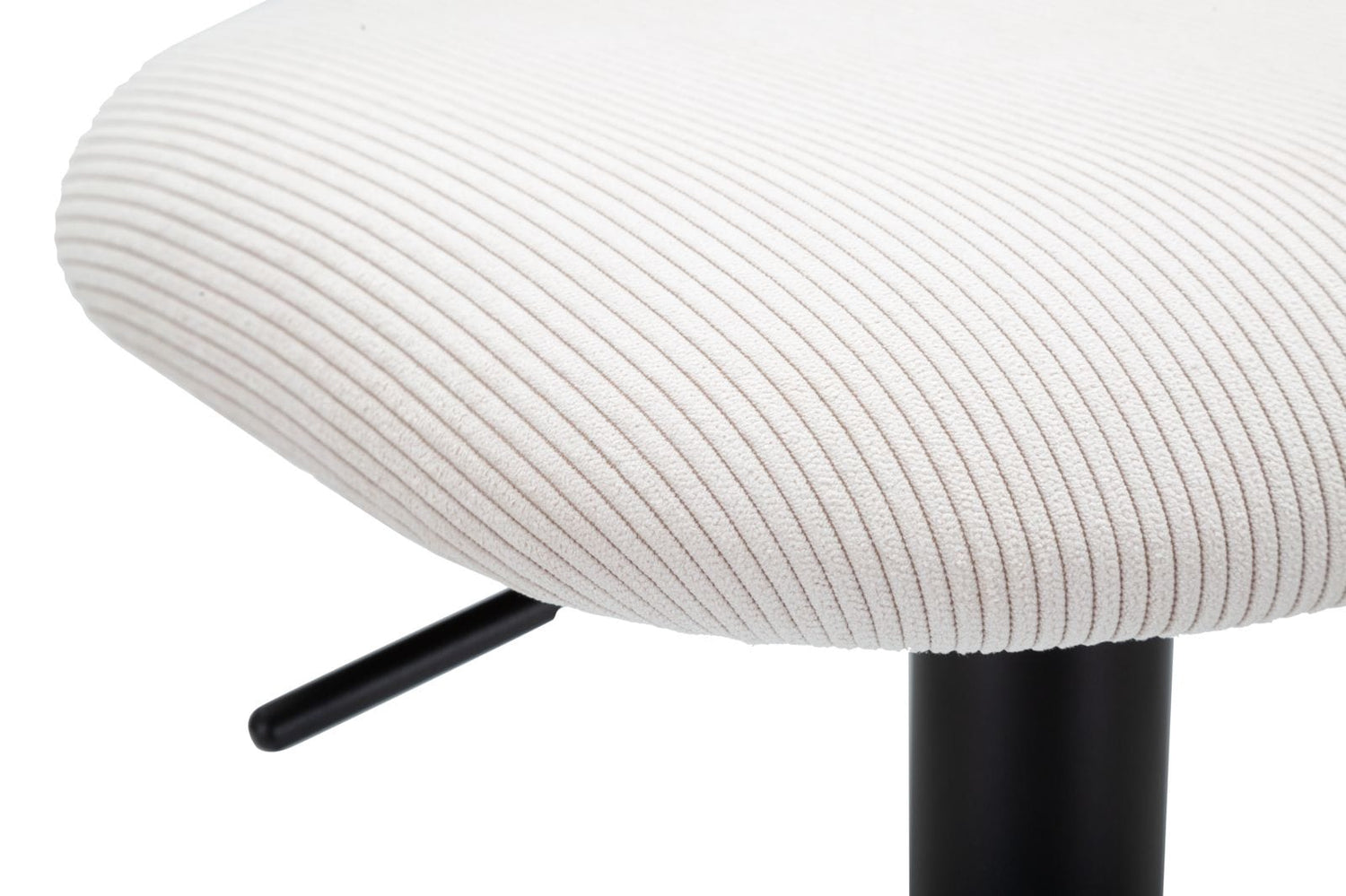 Mauro Ferretti BAR STOOL WITH LIFT LIGHT WHITE CM 41X47,5X85-106,5(SEAT CM 61-83)