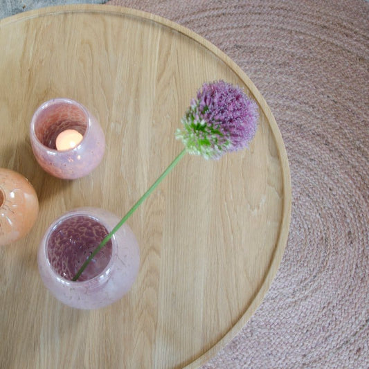 Home Delight B.V. Bijzettafel Eiken rond 50cm