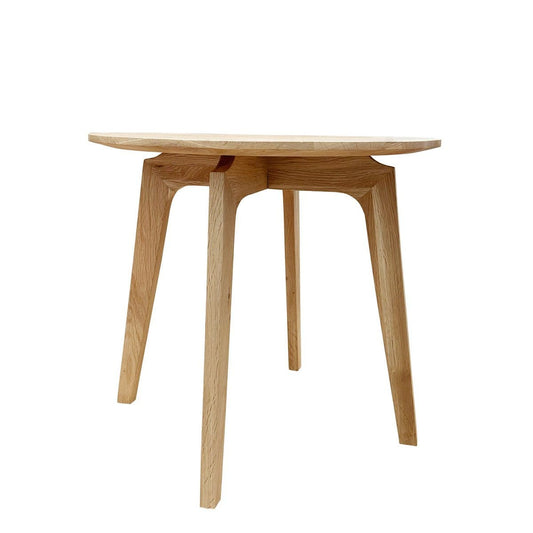 Home Delight B.V. Bijzettafel Lowen rond naturel eiken Ø50x44