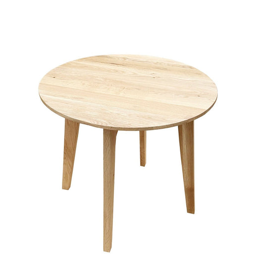 Home Delight B.V. Bijzettafel Lowen rond naturel eiken Ø50x44