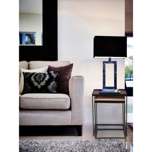 Voglrieder kreatives Wohnen Bijzettafel set van 2 45 H 45 cm decoratieve tafellamp tafel salontafel Kopenhagen tafel emaille