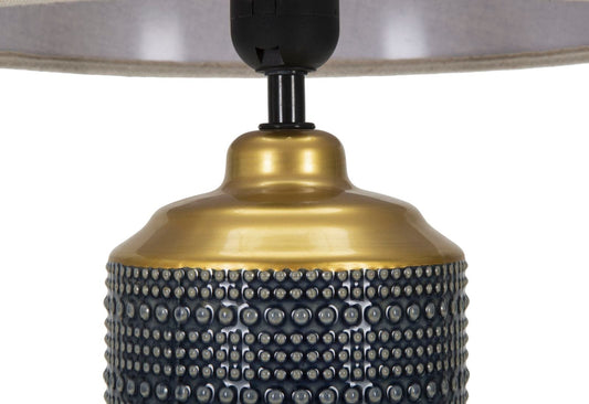 Mauro Ferretti CERAMIC TABLE LAMP POINT DARK CM Ø 28X47