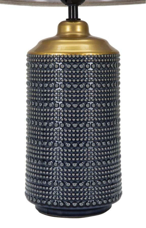 Mauro Ferretti CERAMIC TABLE LAMP POINT DARK CM Ø 28X47
