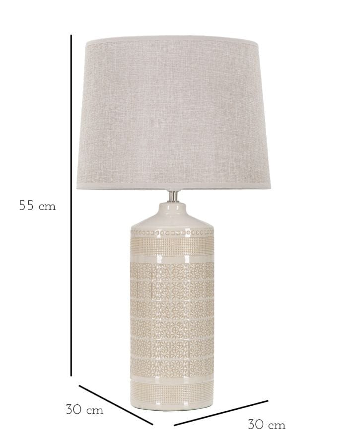 Mauro Ferretti CERAMIC TABLE LAMPGRAPHS CM Ø 30X55