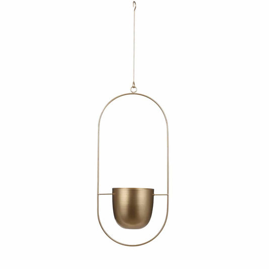 Mica Decorations Dexter Bloempot Hangend - L24 x B14 x H83 cm - Goud