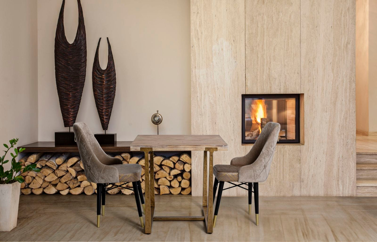 Mauro Ferretti DINING TABLE ANKARA CM 80X80X76