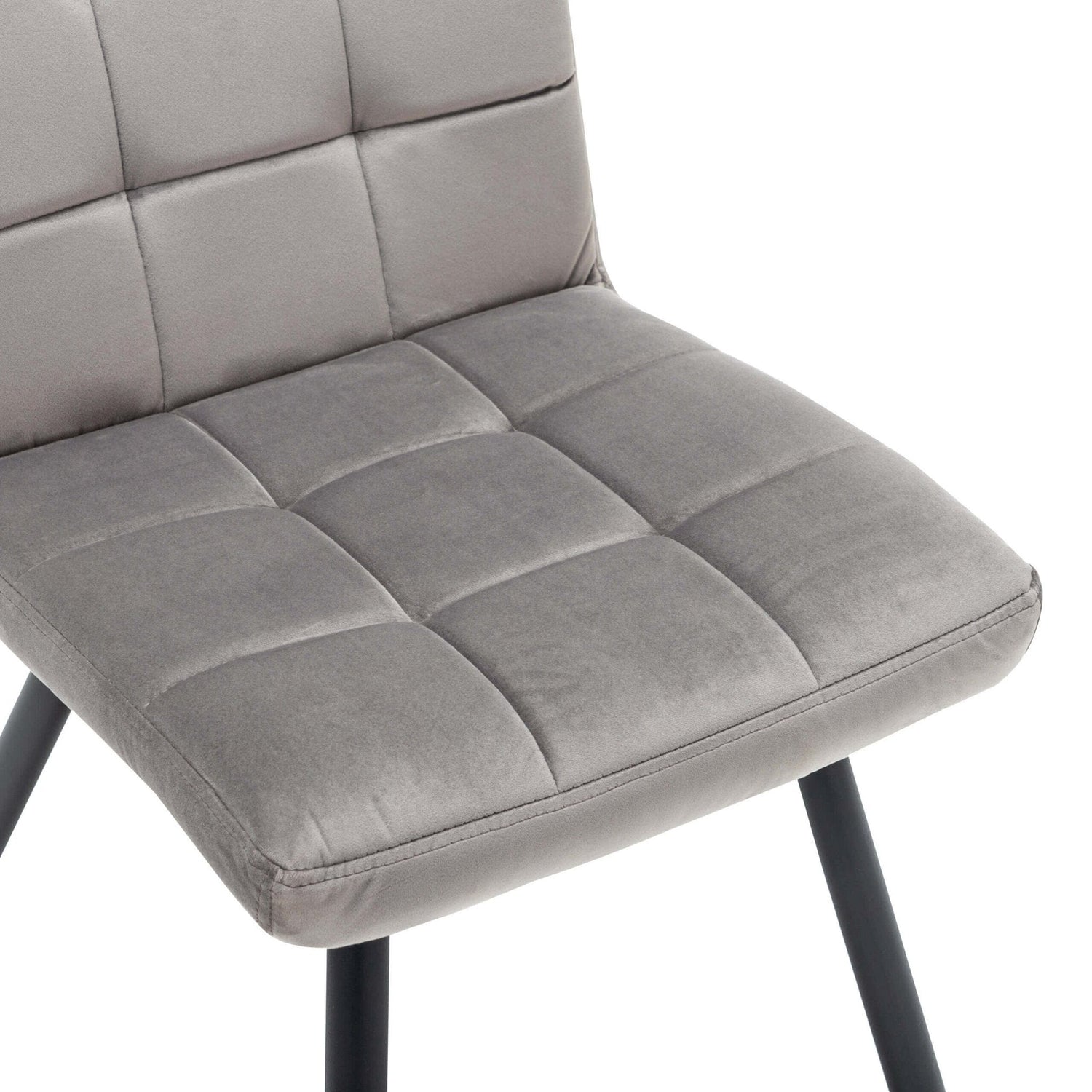 Criks Design Eetkamerstoel Collin velvet grijs