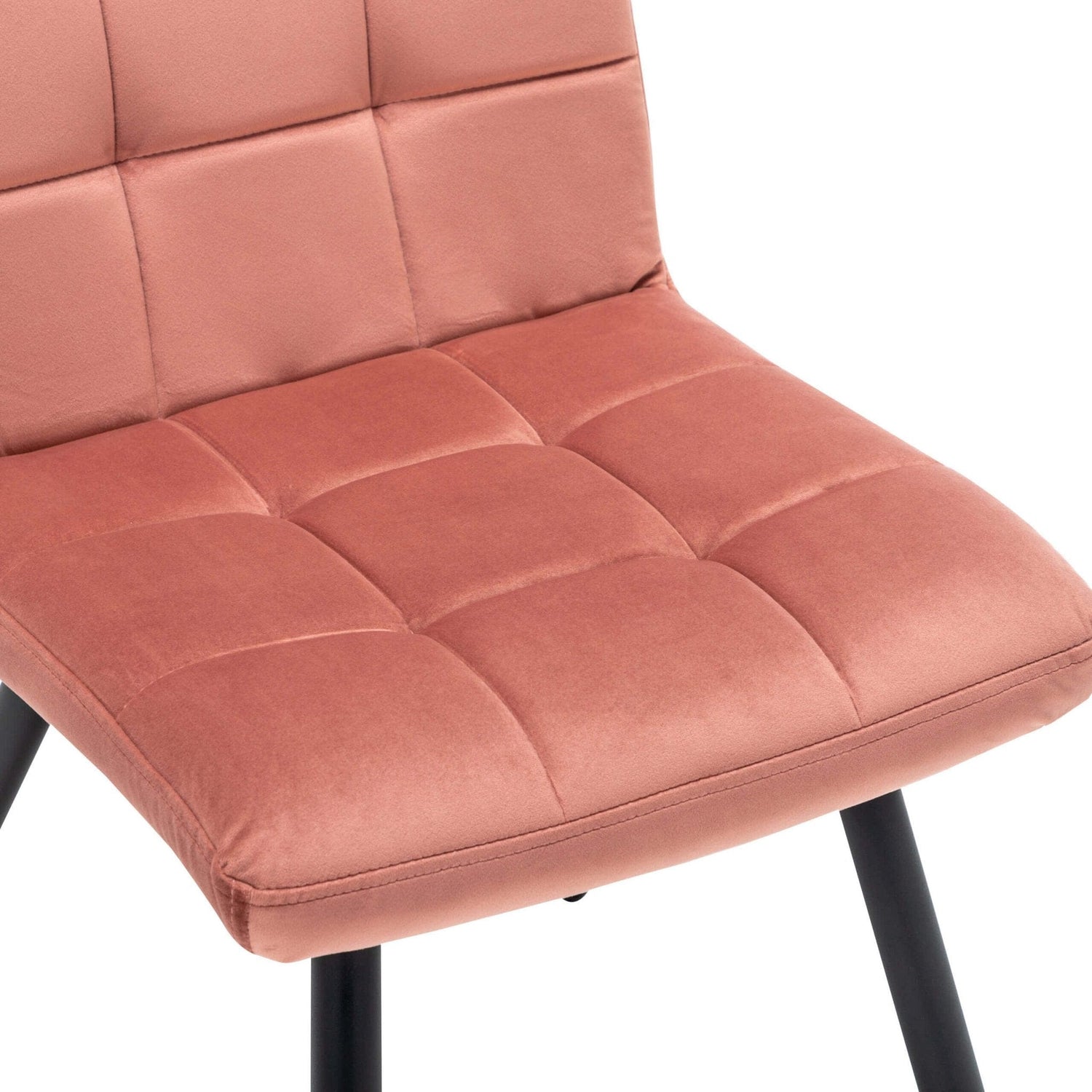 Criks Design Eetkamerstoel Collin velvet roze