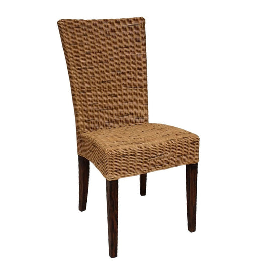 Voglrieder kreatives Wohnen Eetkamerstoel rotan stoel wintertuin rieten stoel Cardine cabana bruin