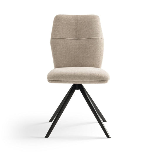 Criks Design Eetkamerstoelen set van 2 - Emma - Beige - Stof