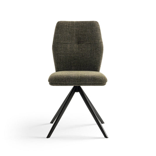 Criks Design Eetkamerstoelen set van 2 - Emma - Groen - Stof