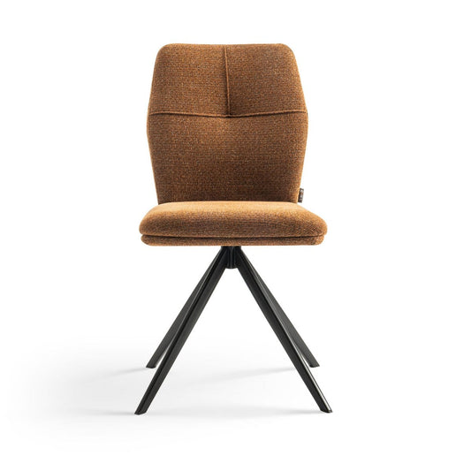 Criks Design Eetkamerstoelen set van 2 - Emma - Oker Geel - Stof
