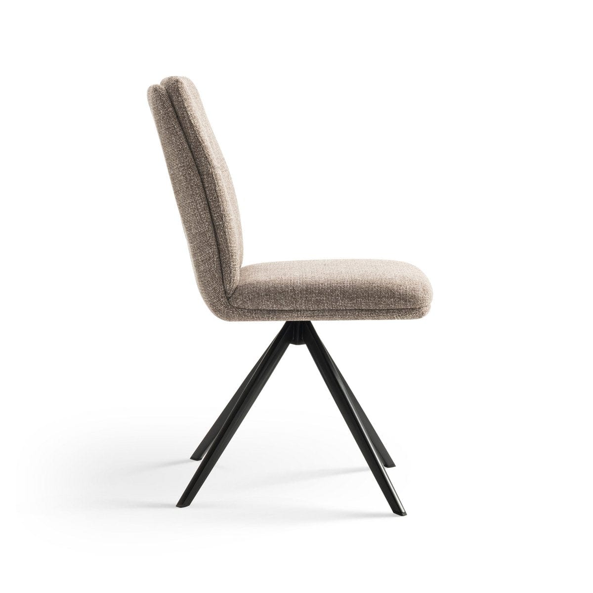 Criks Design Eetkamerstoelen set van 2 - Emma - Taupe - Stof