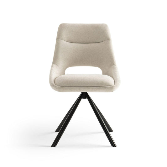Criks Design Eetkamerstoelen set van 2 - Tosca - Beige - Stof