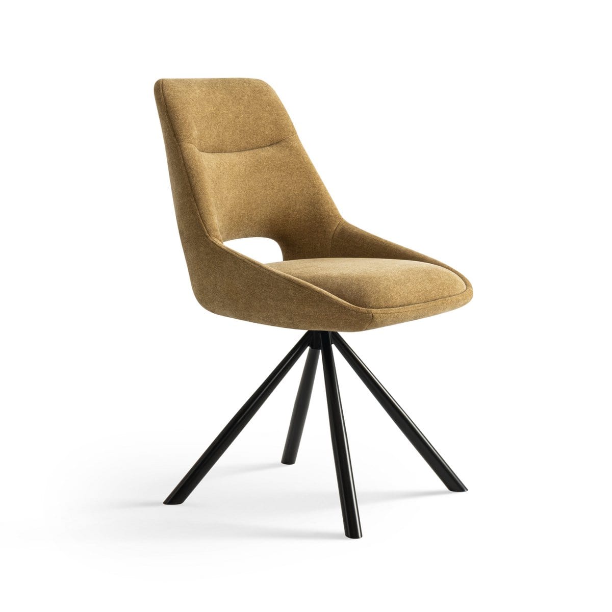 Criks Design Eetkamerstoelen set van 2 - Tosca - Mosterd Geel - Stof