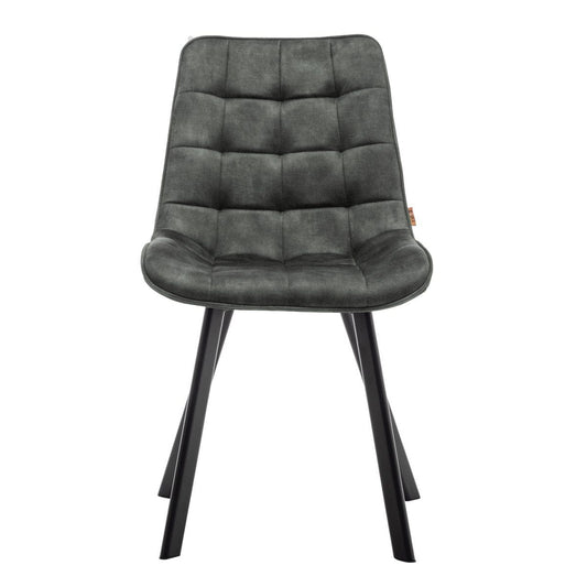 Criks Design Eetkamerstoelen set van 4 Felix Velvet Groen