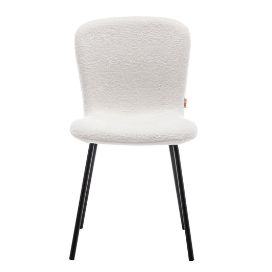 Criks Design Eetkamerstoelen Set van 4 - Luca - Teddy - Creme