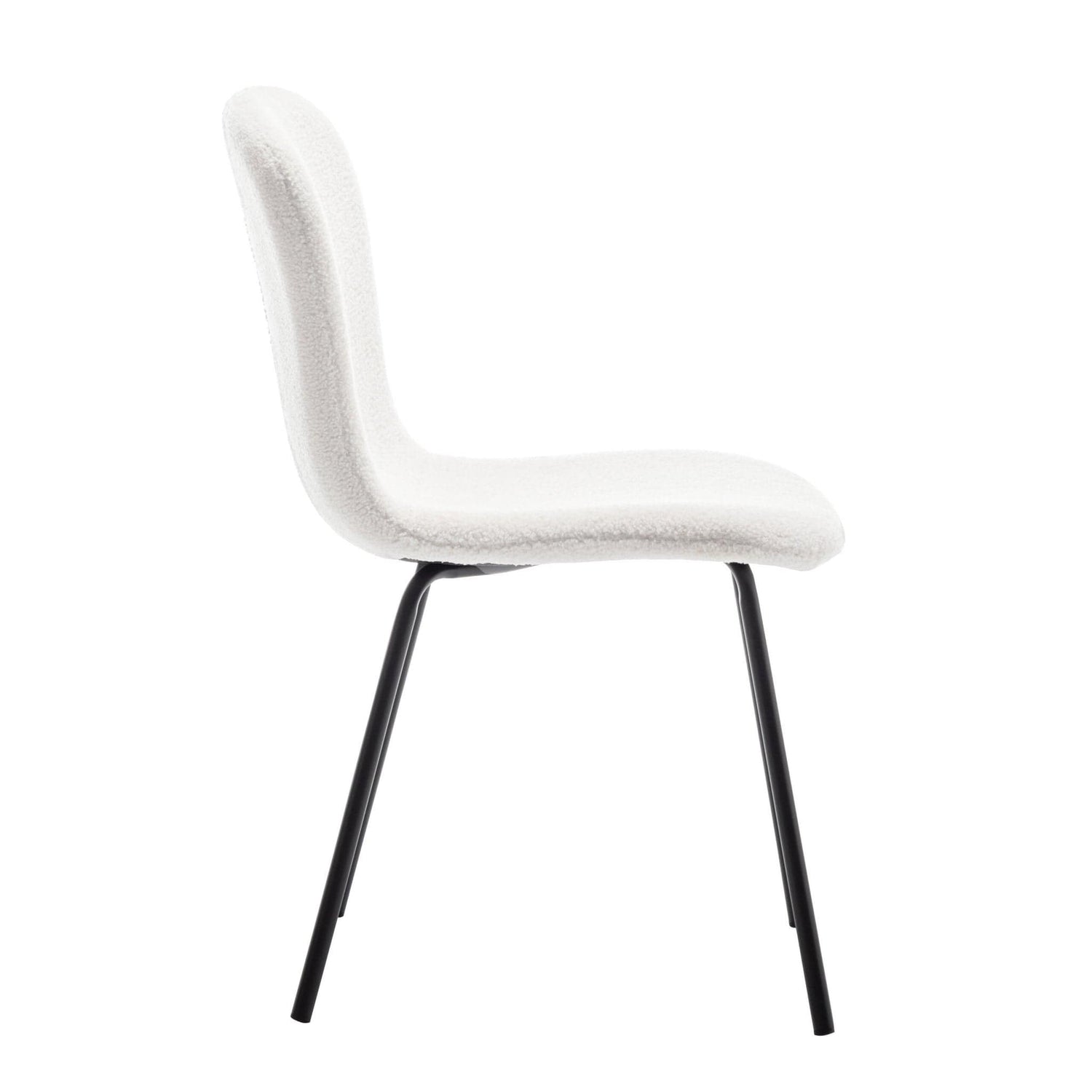 Criks Design Eetkamerstoelen Set van 4 - Luca - Teddy - Creme