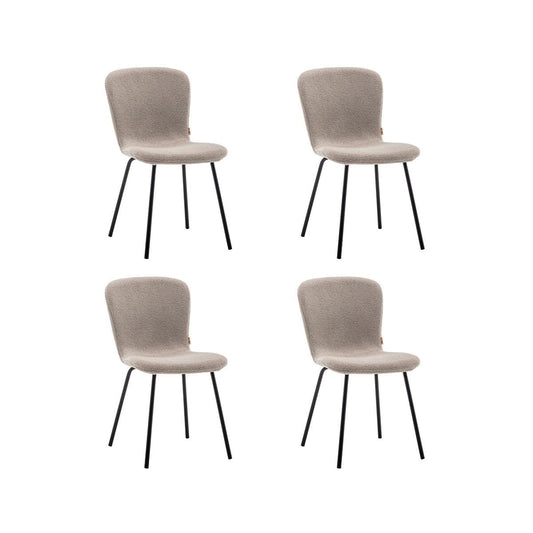 Criks Design Eetkamerstoelen Set van 4 - Luca - Teddy -Taupe