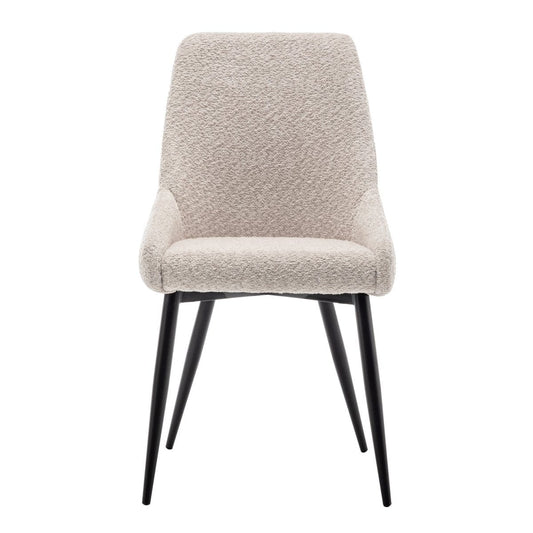 Criks Design Eetkamerstoelen set van 4 Oscar Boucle Beige