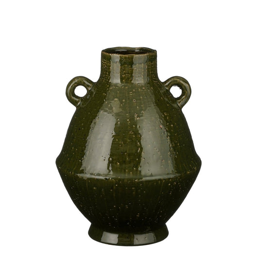 Mica Decorations Elena Vaas - H34 x Ø26 cm - Keramiek - Groen