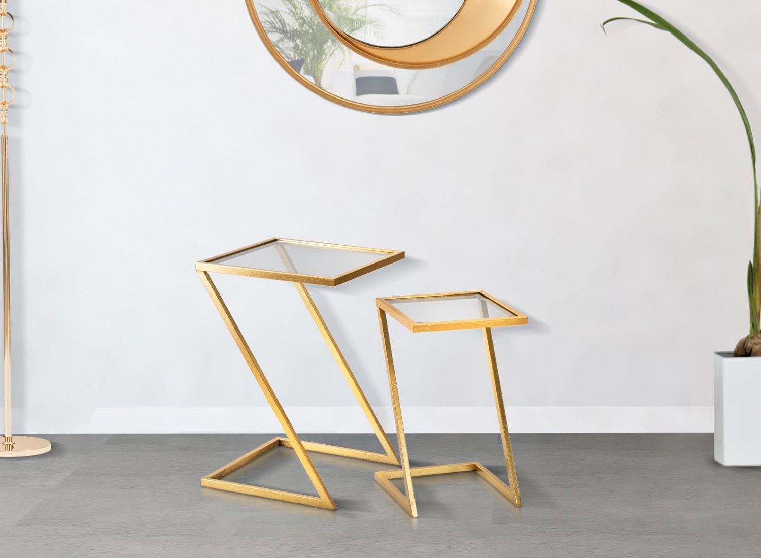 Mauro Ferretti END TABLE Z SET2PC CM 40X40X60-30X30X50