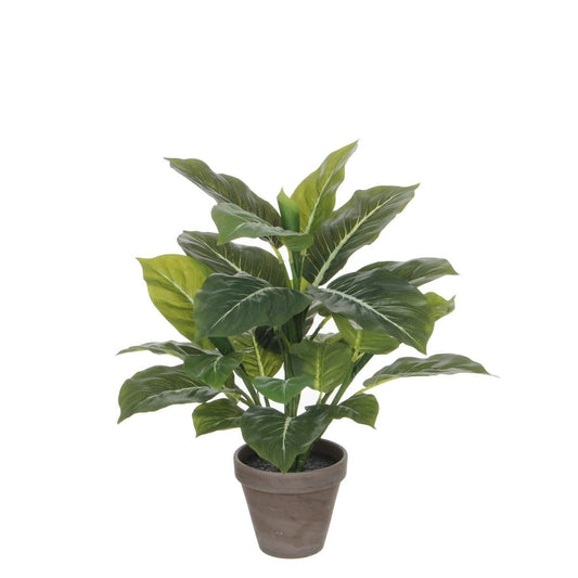 Mica Decorations Evergreen Kunstplant in Bloempot Stan - H49 x Ø40 cm - Groen