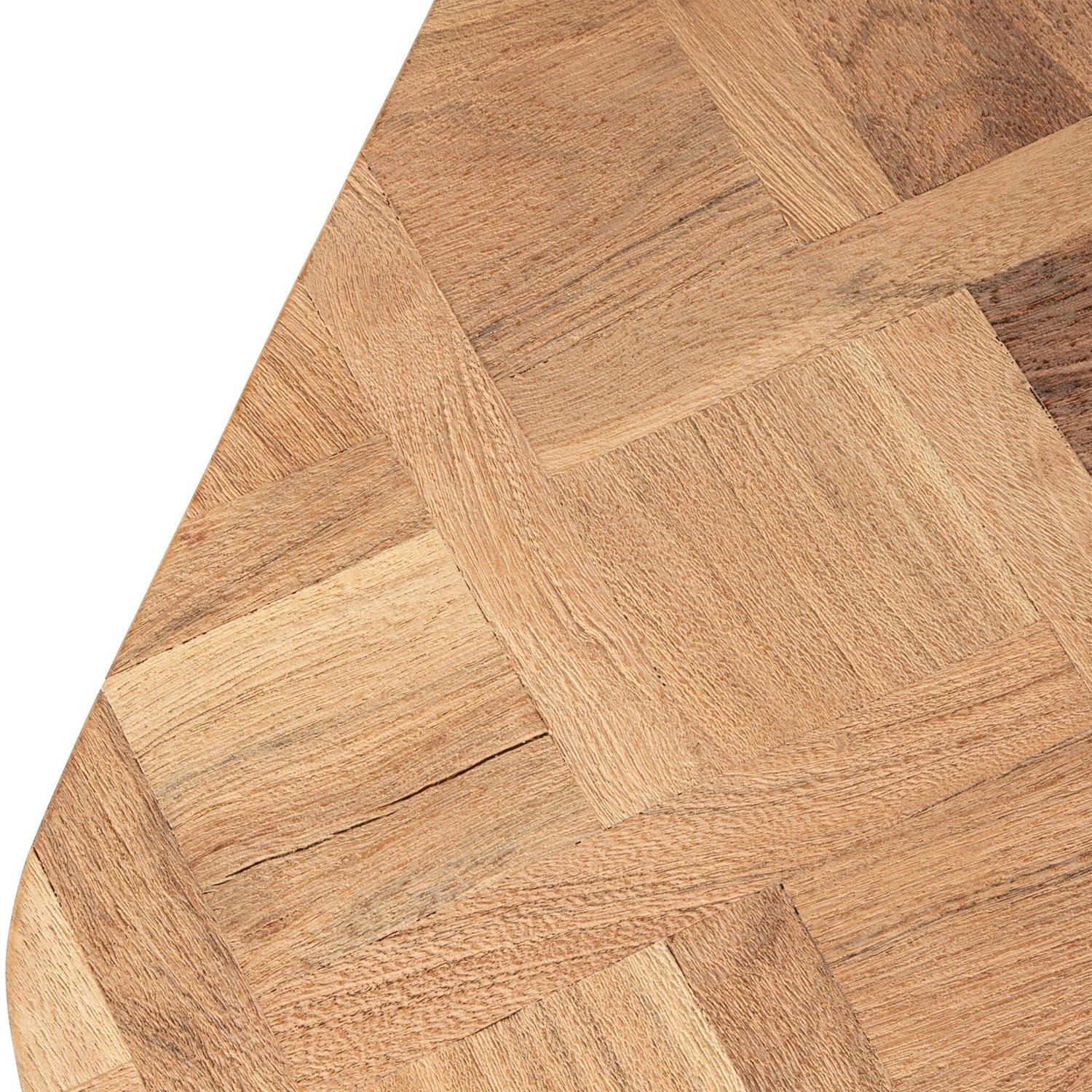 PTMD Fieron Naturel houten salontafel met dubbel onderstel