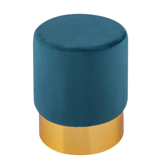 Voglrieder kreatives Wohnen Fluwelen kruk 2e keus fluwelen poef Ø 31 H 43 cm kruk poef velours kruk belastbaar tot 150 kg