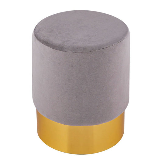 Voglrieder kreatives Wohnen Fluwelen kruk 2e keus fluwelen poef Ø 31 H 43 cm kruk poef velours kruk belastbaar tot 150 kg