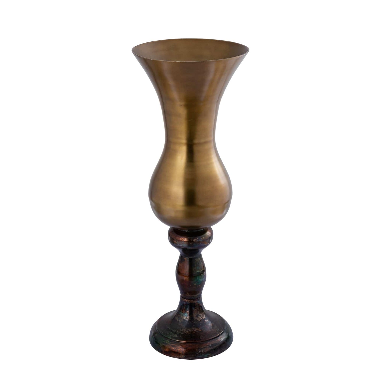 PTMD Ginno Messing gegoten gegoten alu pot antiek M